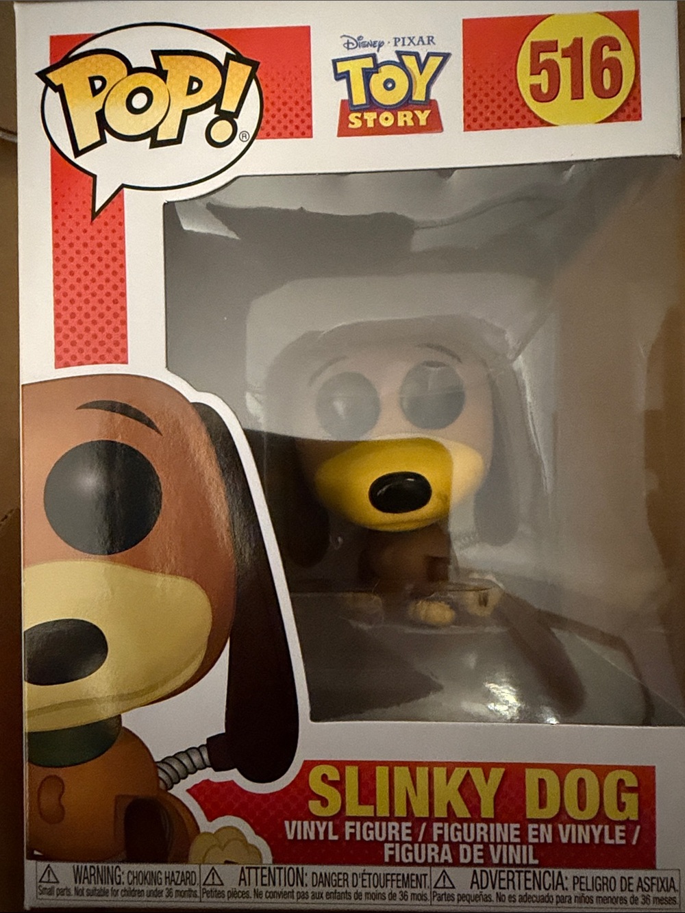Funko Pop Slinky Dog! Vinyl Figure from Toy Story #516